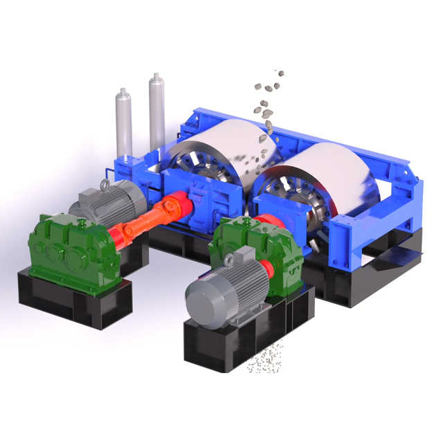 Teeth roll crusher